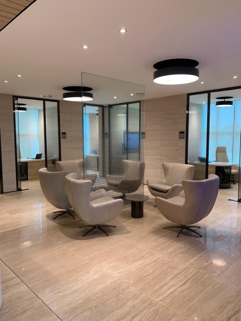 Office interior design by ID Interior Solutions — office interior designers in Ernakulam, Kochi