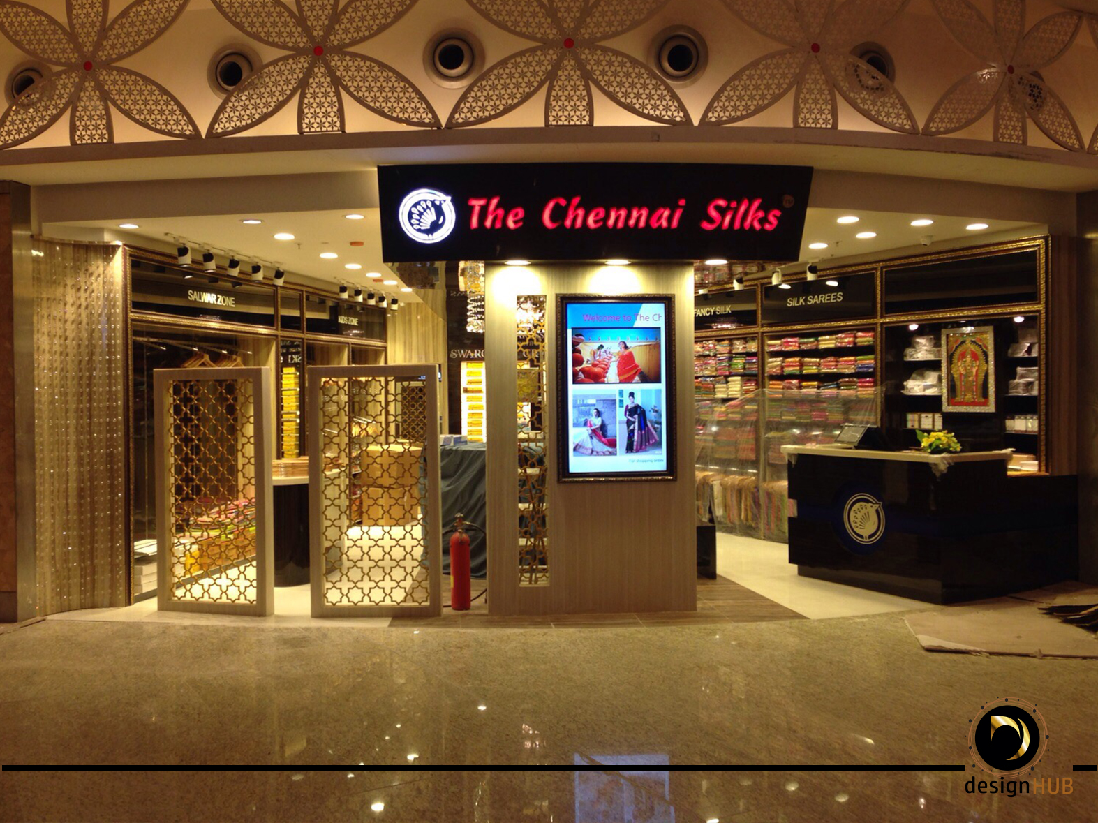 Textile Showroom — interior design in Kochi, Kerala
