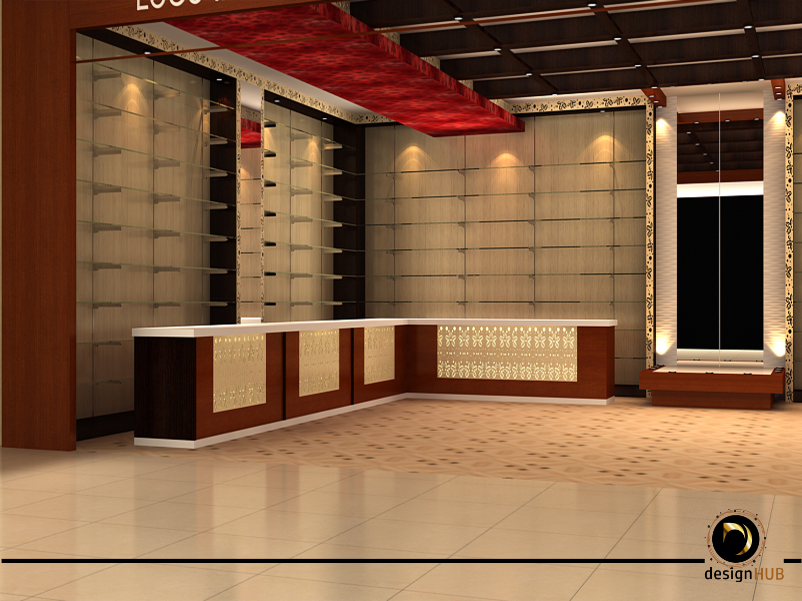 Jewellery interior 15 — jewellery showroom interior designers in Kochi
