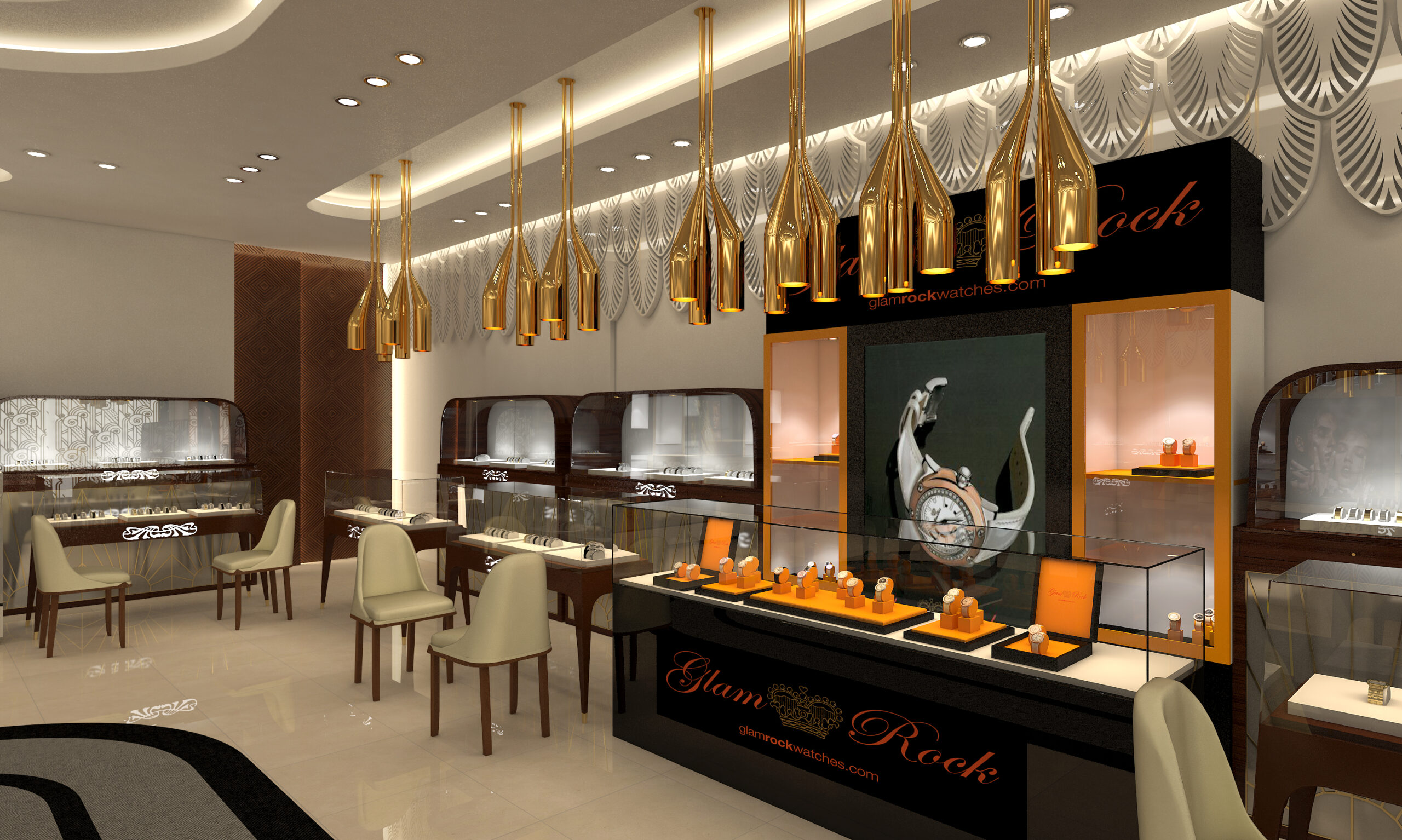 Watch showroom interior design in Kochi 2
