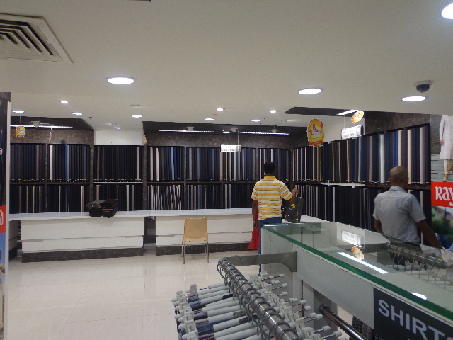 Textile showroom interior design in Kochi 2