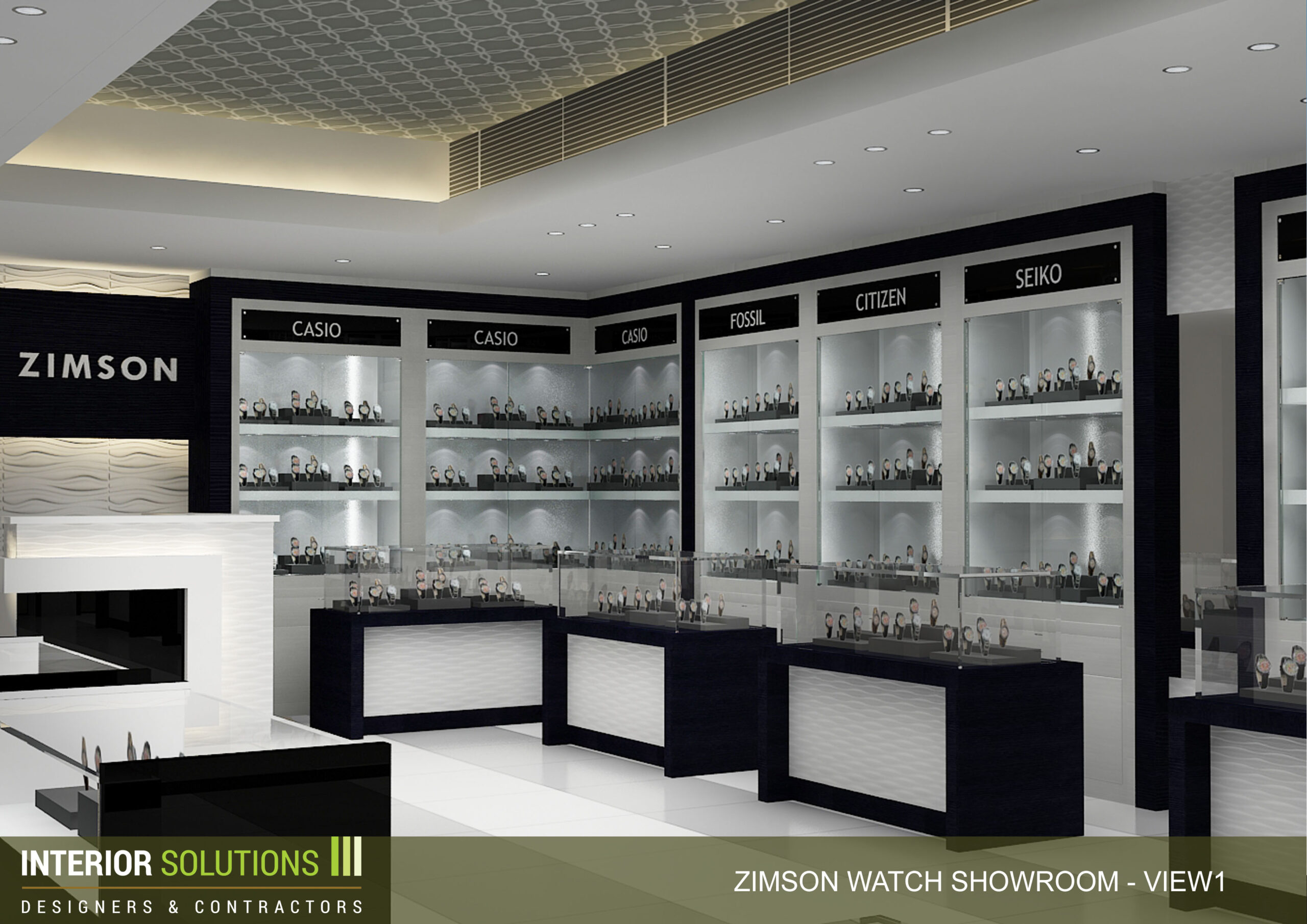 Watch showroom interior design in Kochi 10