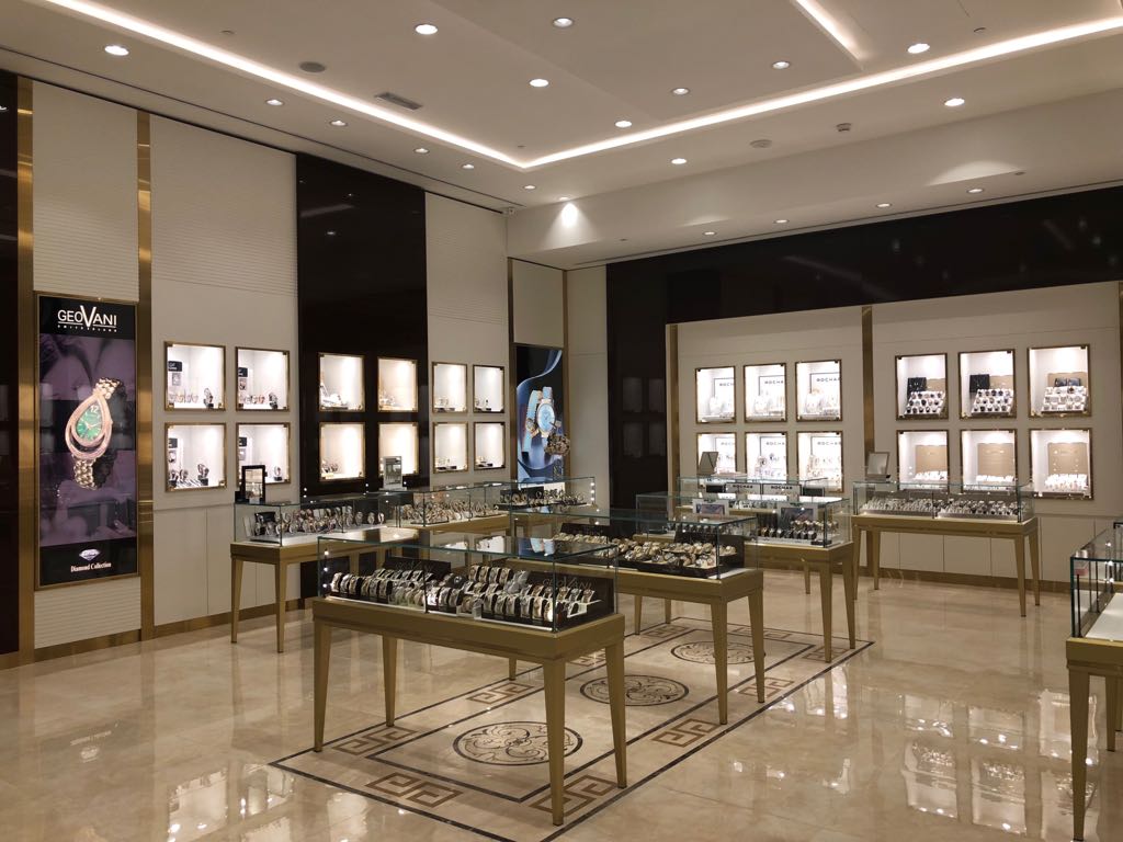 Watch showroom interior design in Kochi 1