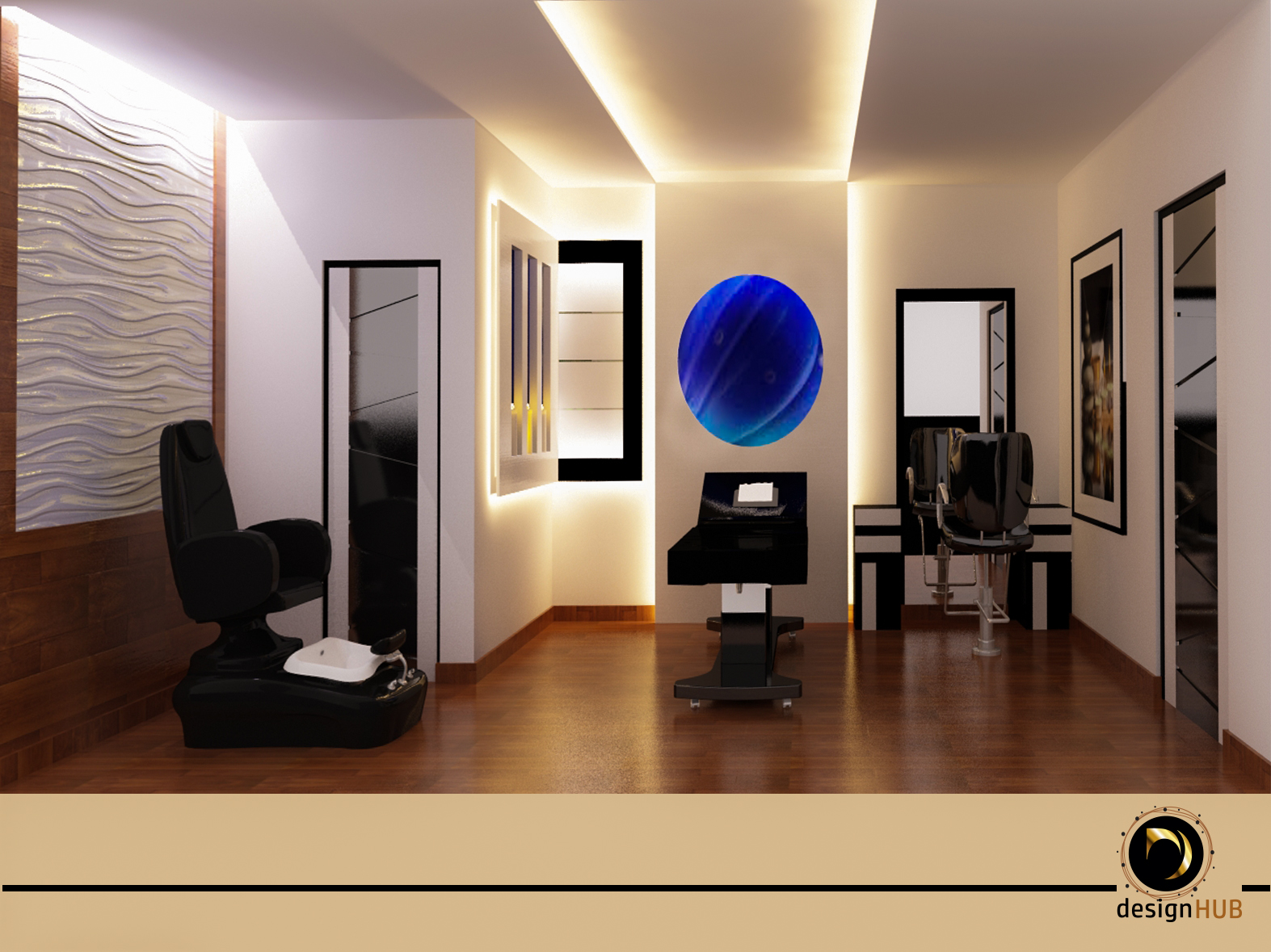 Spa and salon interior design in Ernakulam, Kochi 7