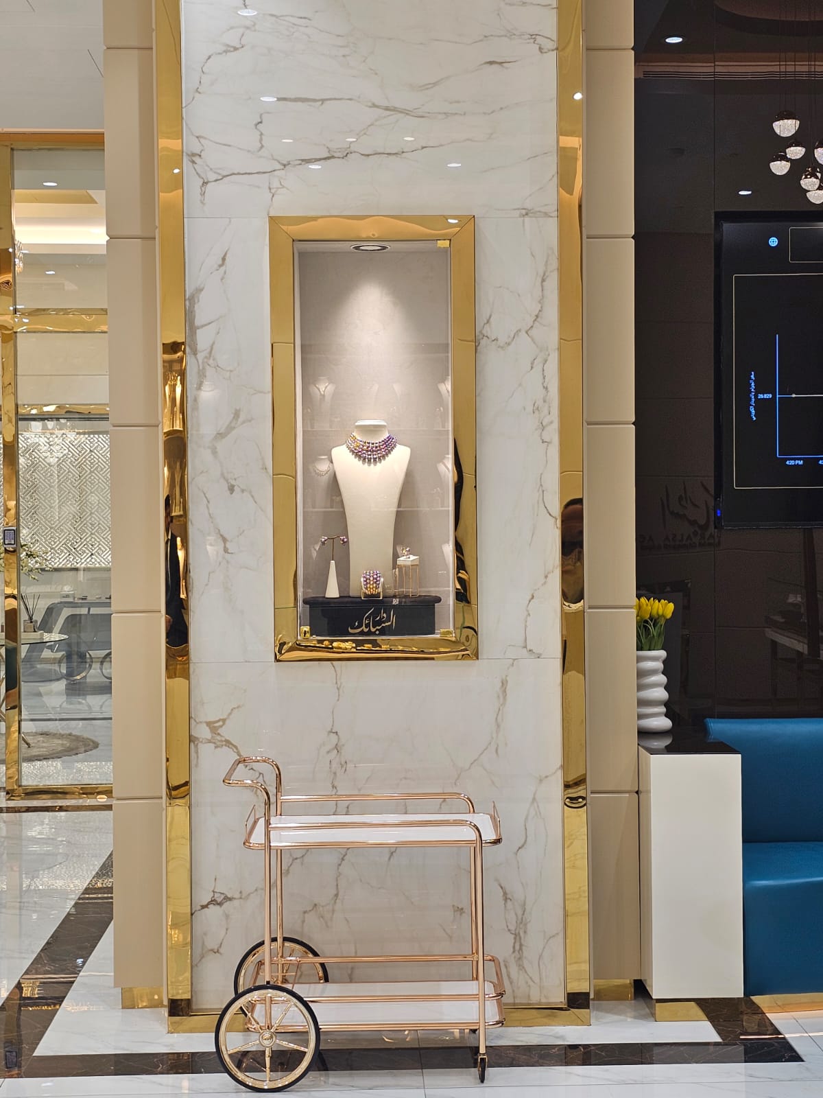 Jewellery interior 1 — jewellery showroom interior designers in Kochi