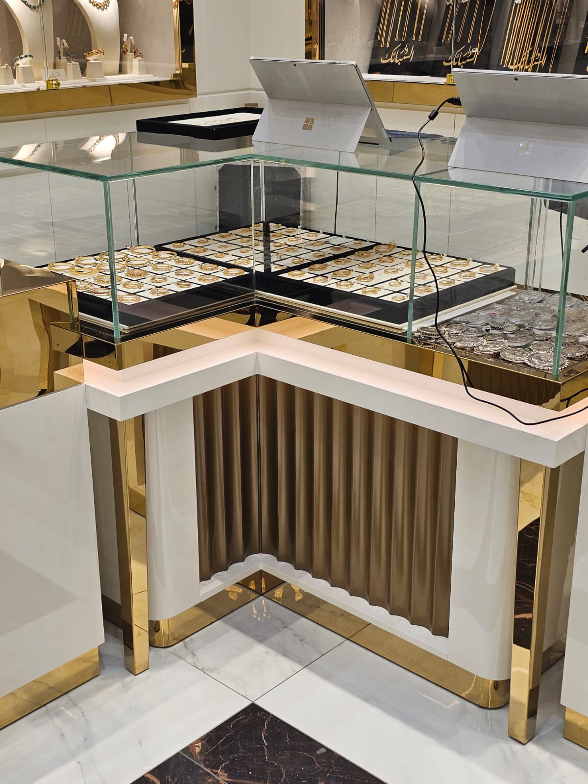 Jewellery interior 1 — jewellery showroom interior designers in Kochi